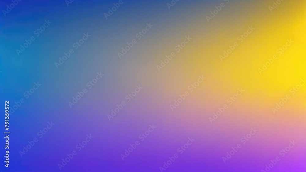 Purple and Blue yellow gradient grainy background