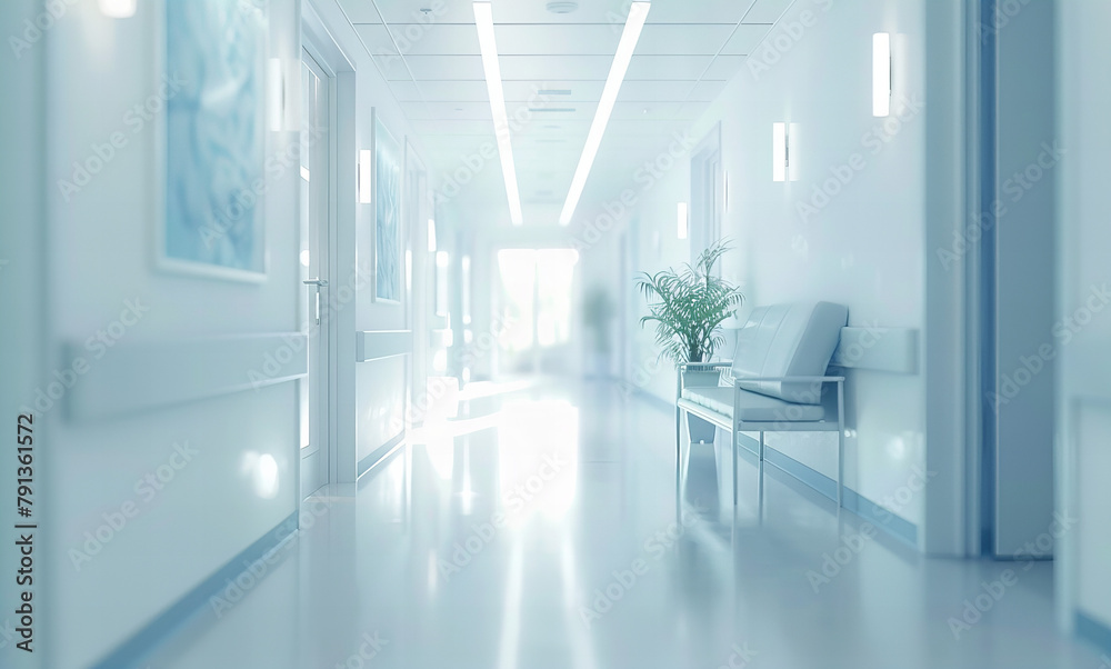 A blurred background of hospital A blurred background of hospital