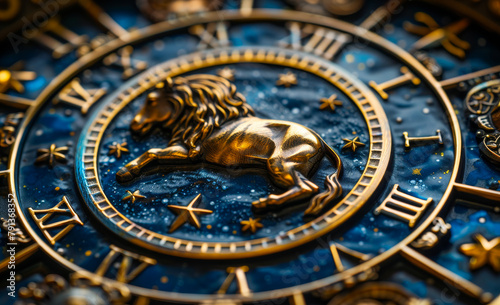 The horological figure. The sign of the zodiac Taurus.