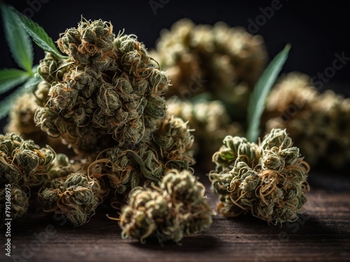 Beautiful Cannabis buds photo