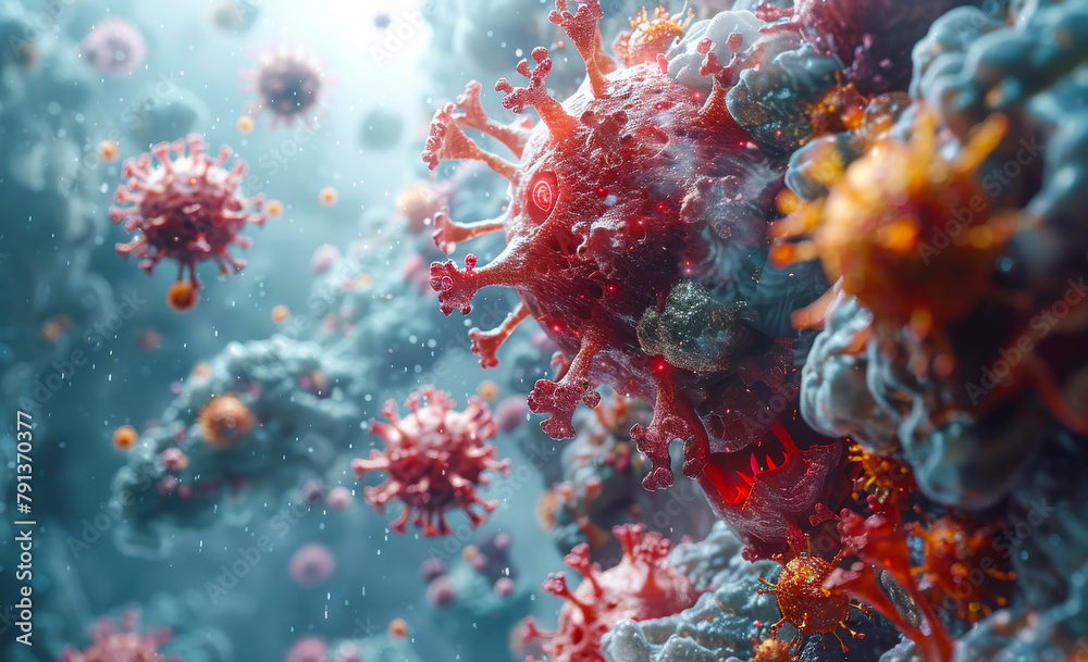 Coronavirus cells and antibodies in the body Coronavirus cells and antibodies in the body