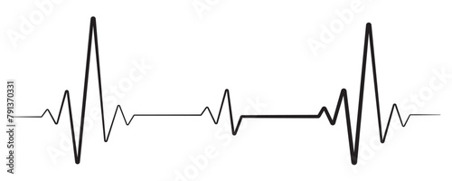 Heartbeat with long line eps10