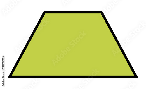 Trapezoid 2D geometry vector shape