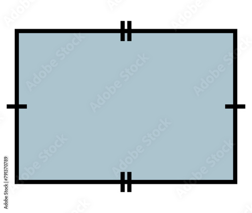 Rectangle 2D geometry vector shape