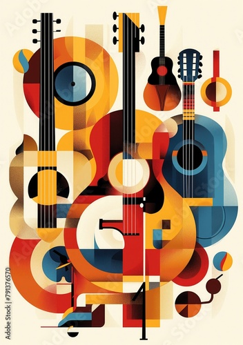 Rock music background. Rock poster. Background for music festival or concert poster or flyer, design template