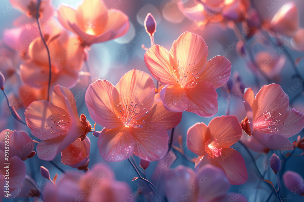 A garden blooming with flowers of imagination, each petal unfurling a new dream to behold. Concept of creative growth. Generative Ai. A garden blooming with flowers of imagination, each petal unfurling a new dream to behold. Concept of creative growth. Generative Ai.