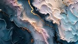 Abstract marble mural wallpaper, Generative AI