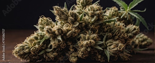 Beautiful Cannabis buds photo