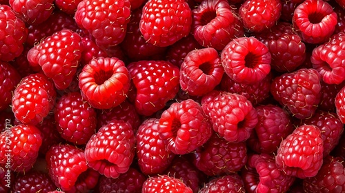 Lots of raspberries
