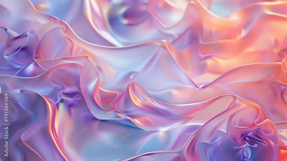 Subtle Elegance: Iridescent Forms in Modern Minimalistic Style Subtle Elegance: Iridescent Forms in Modern Minimalistic Style