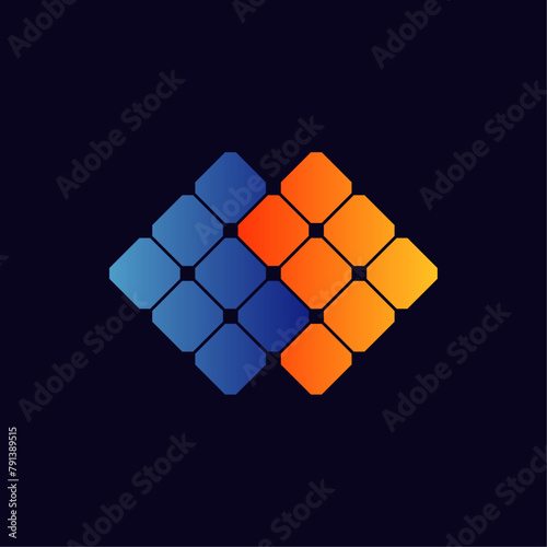 Minimalist Modern Solar Energy Logo