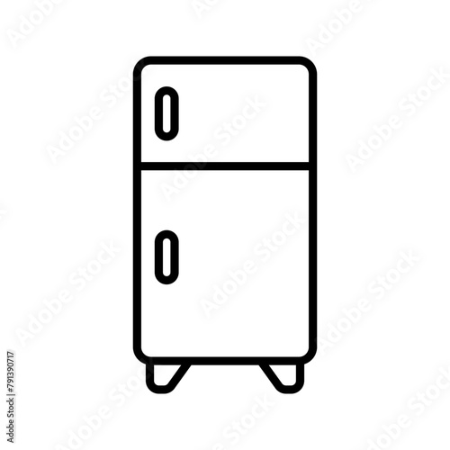 fridge freezer refrigerator condenser icon color editable