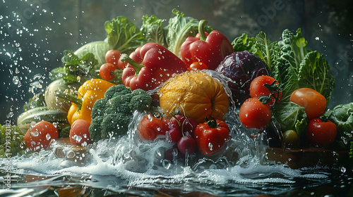 healthy food, hyperrealistic food photography