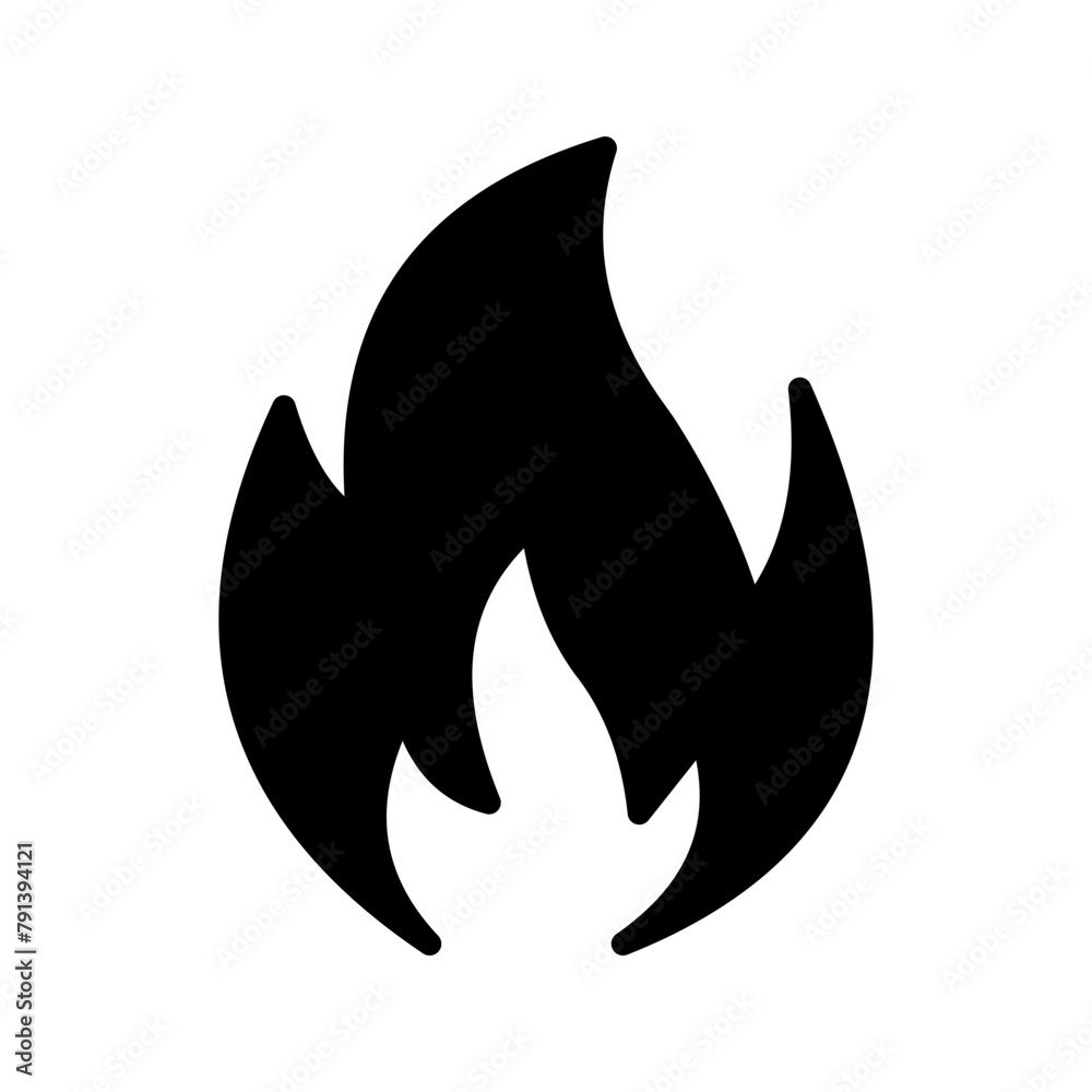 Fire flame icon color editable Fire flame icon color editable