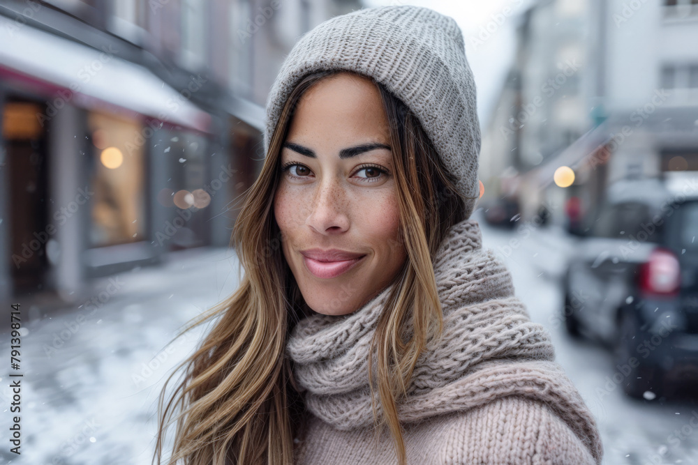 Young diverse woman lifestyle portrait. Young diverse woman lifestyle portrait.
