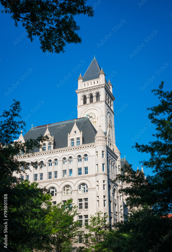 Old Post Office Pavilion and Clock Tower, 1100 Pennsylvania Avenue, N.W. in Washington, D.C