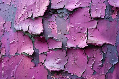 Old painted wall - texture or background, Purple and pink paint
