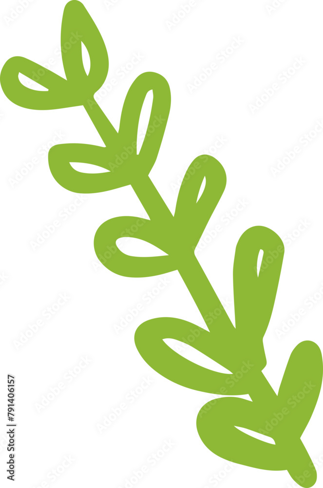 Leaf foliage flower pattern doodle Leaf foliage flower pattern doodle
