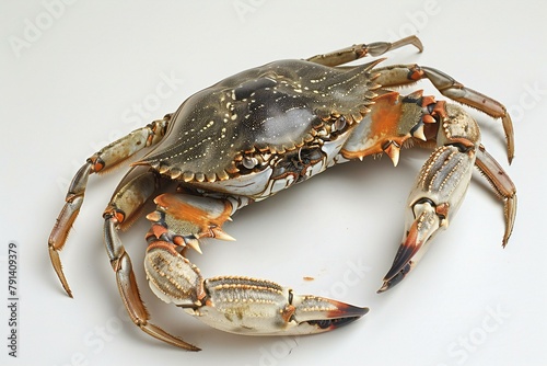 Crab isolated on white background, Clipping path included in file