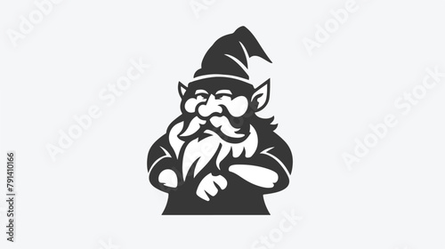 dwarf icon or logo isolated sign symbol vector illustration © Roses