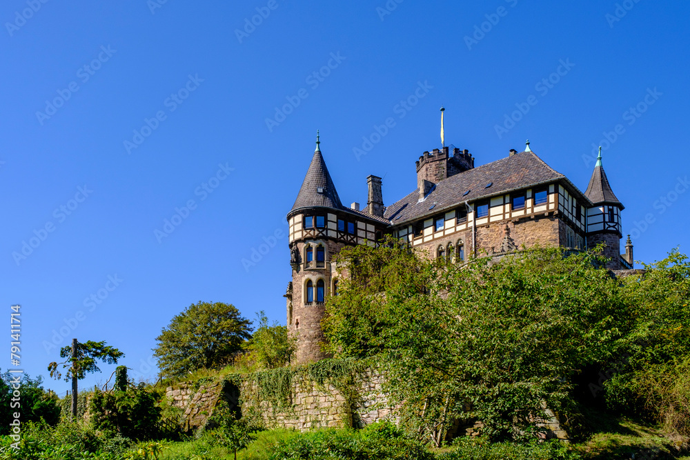 Germany, Hesse, Witzenhausen, Schloss Berlepsch in summer Germany, Hesse, Witzenhausen, Schloss Berlepsch in summer
