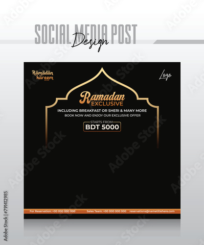 Ramadan offer social media post photo