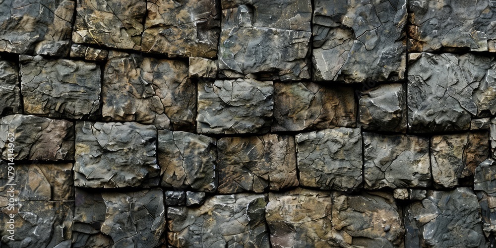 stone wall background, a weathered, rough-hewn texture that resembles ... - Rough-Hewn Texture Apartment Decor