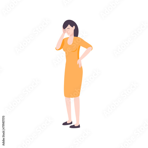 the teacher's pose is greeting teacher