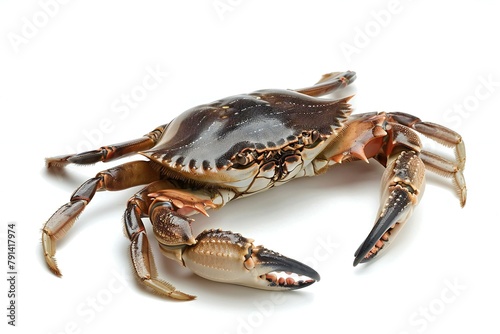 Crab isolated on white background, Clipping path included in file