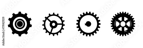 illustration of a set of black and white flames