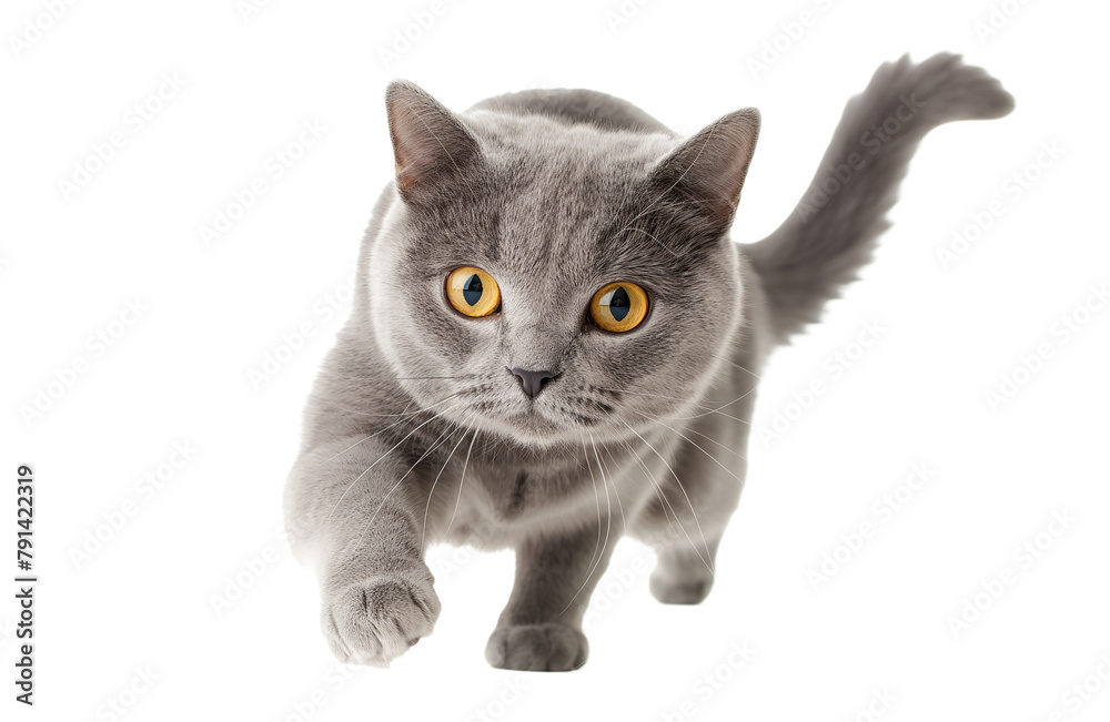 british cat isolated on white british cat isolated on white
