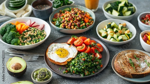 A mouthwatering breakfast spread that follows the principles of the Bulletproof Diet setting you up for a successful day ahead. .