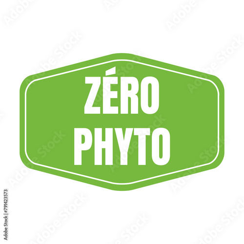 Symbole illustration zéro phyto