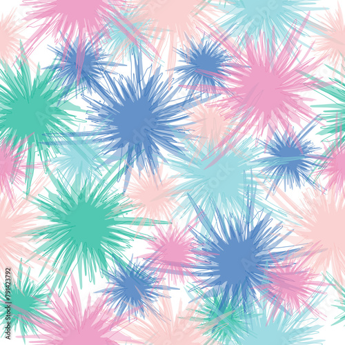  Collage contemporary seamless pattern.