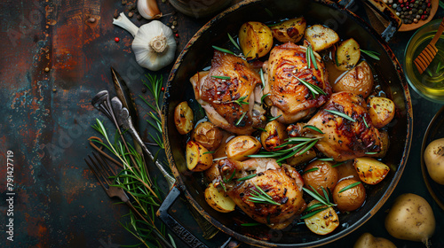 Chicken with potatoes