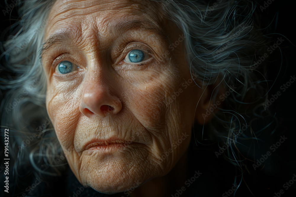 Embracing the golden years of life with grace and wisdom. Concept of aging gracefully. Generative Ai.