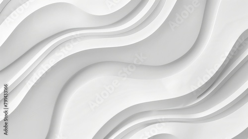 White wall texture, abstract pattern, wave wavy modern, geometric overlap layer background, Abstract warped Diagonal Striped Background. Curved twisted slanting, waved lines pattern. 3d rendering. 
