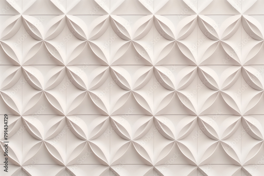 Sophisticated abstract 3d pattern. Japanese and Scandinavian style. Background image. Created with Generative AI technology. Sophisticated abstract 3d pattern. Japanese and Scandinavian style. Background image. Created with Generative AI technology.
