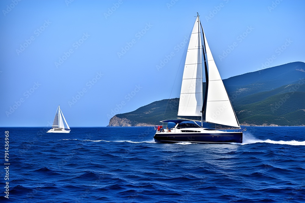 Fototapeta premium yacht, Sailing