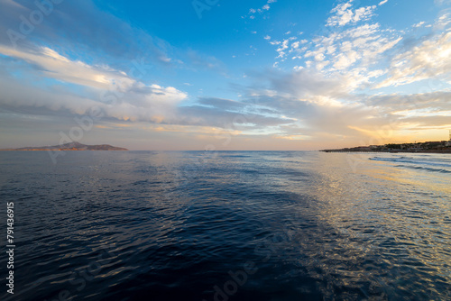 View of the coast of the Red Sea at Sharm El Sheikh resort