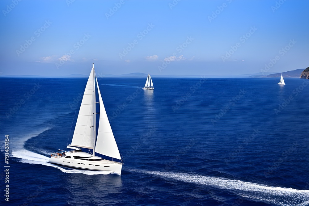 Fototapeta premium yacht, Sailing