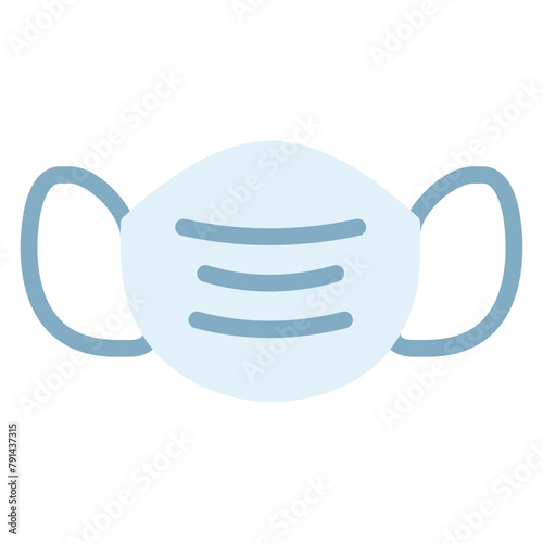 medical mask vector icon. medicine icon flat style. perfect use for logo, presentation, website, and more. modern icon design color style