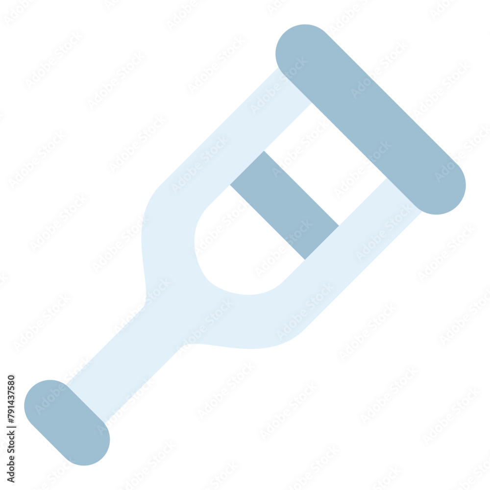 crutches vector icon. medicine icon flat style. perfect use for logo, presentation, website, and more. modern icon design color style crutches vector icon. medicine icon flat style. perfect use for logo, presentation, website, and more. modern icon design color style