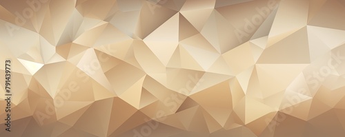 Beige abstract background with low poly design, vector illustration in the style of beige color palette with copy space for photo text or product, blank empty copyspace 