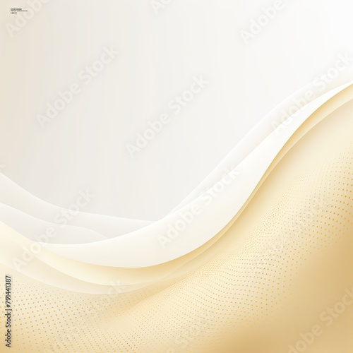 Beige and white vector halftone background with dots in wave shape, simple minimalistic design for web banner template presentation background. with copy space for photo text or product, blank empty c