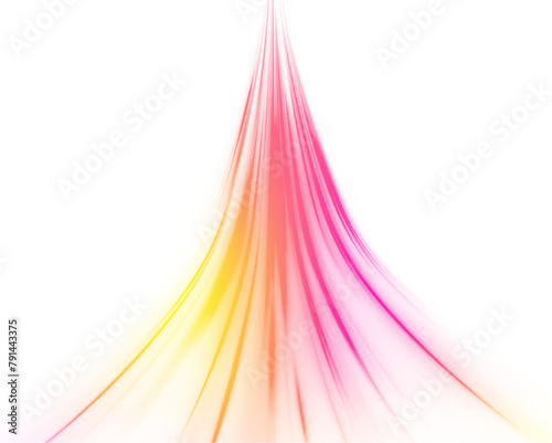 Racing cars dynamic flash effects city road with long exposure night ligh. Laser beams luminous abstract sparkling isolated on a transparent background.