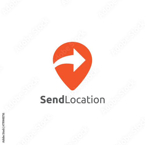 Send Location Logo Modern Free Download Send Location Logo Modern - GFXLoad