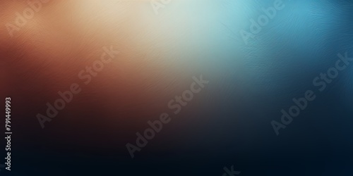 Brown and blue colors abstract gradient background in the style of, grainy texture, blurred, banner design, dark color backgrounds, beautiful with copy space for photo text or product, blank empty cop