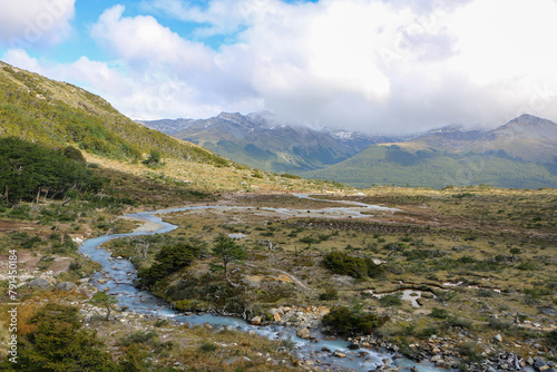 river in the mountains