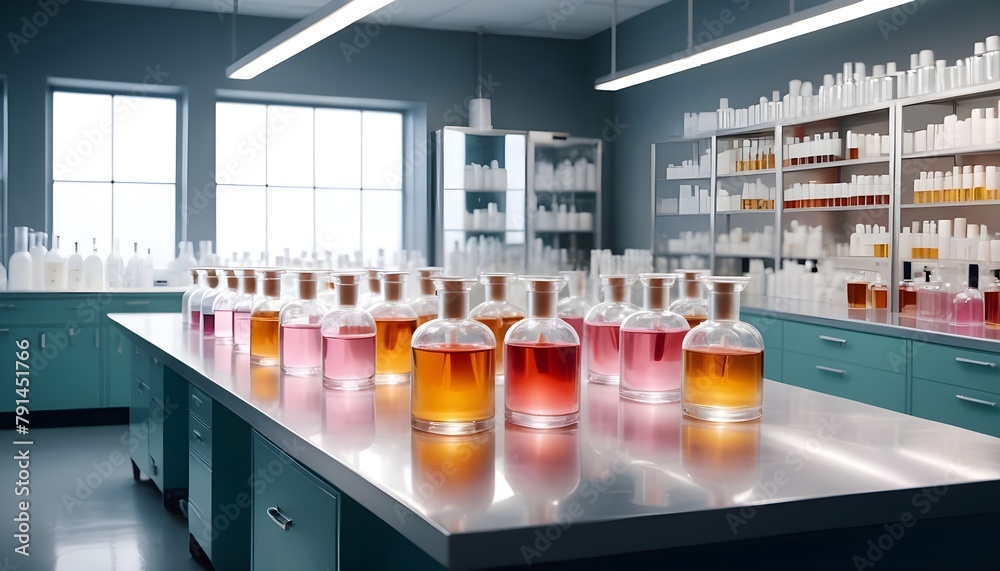 a chemical laboratory for the manufacture of perfumes and fragrances a chemical laboratory for the manufacture of perfumes and fragrances